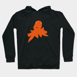 octopus orange Hoodie